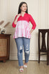 Women Pure Cotton Tie-Dye Shibori Printed Short Top