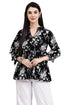Timeless Bloom Cotton Jaipuri Printed Short Top