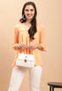 Light Orange Pure cotton Jaipuri Printed Short Top