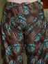 Green Cotton Blend Printed Plus Size Ready to Wear Patiala Salwar Suit