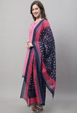 Pink Cotton Printed Salwar Suit