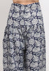 Blue Polyester Cotton Printed Salwar Suit with Dupatta