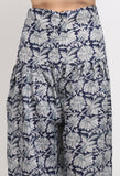 Blue Polyester Cotton Printed Salwar Suit with Dupatta