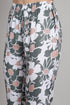 Women Olive Green & White Cotton Blend  Floral Printed Kurta & Pant With Dupatta