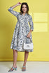 Serene Petal Pure Cotton Jaipuri Printed Western Dress