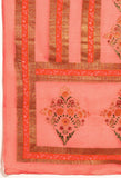 Pink Pure Cambric Cotton Jaipuri Printed Kurta Set With Dupatta