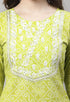 Pure Cotton Zari Weaving And  Embroidered Kurta Set With Dupatta