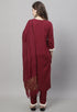 Pure Cotton Dori Work Kurta Set With Dupatta