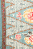 Sea Green Cotton Blend Printed Readymade Patiala Salwar Suit