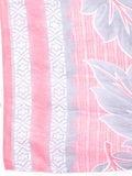 Peach & White Cotton Blend Printed Readymade Patiala Salwar Suit