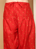 Black Cotton Blend Printed Readymade Patiala Salwar Suit