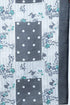 Navy Blue Cotton Blend Printed Plus Size Ready to Wear Patiala Salwar Suit