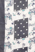 Navy Blue  Cotton Blend Printed Readymade Patiala Salwar Suit