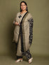 Beige Cotton Blend Printed Plus Size Ready to Wear Patiala Salwar Suit
