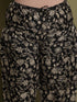 Beige Cotton Blend Printed Plus Size Ready to Wear Patiala Salwar Suit
