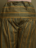 Green Cotton Blend Printed Readymade Patiala Salwar Suit