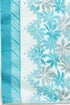 Turquoise & White Cotton Blend Printed Plus Size Ready to Wear Patiala Salwar Suit