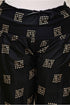 Beige & Black Cotton Blend Printed Plus Size Ready to Wear Patiala Salwar Suit