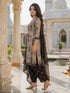 White Cotton Blend Printed Ready to Wear Patiala Salwar Suit