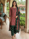 Maroon Cotton Blend Geometric Printed Ready to Wear Patiala Salwar Suit