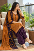 Mustard Cotton Blend Printed Ready to Wear Patiala Salwar Suit