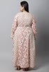 Pure Cambric Cotton Jaipuri Floral Printed Plus Size Kurti