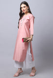 Muslin Embroidered Kurti