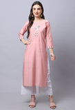 Muslin Embroidered Kurti