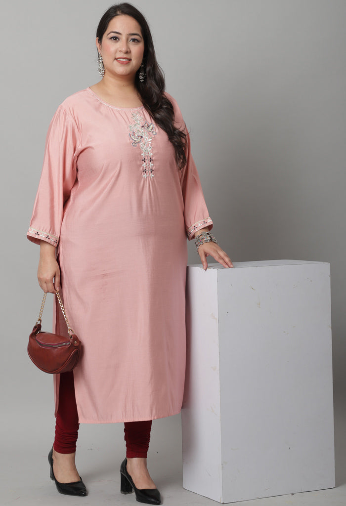 Muslin Embroidered Kurti