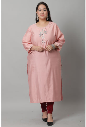 Muslin Embroidered Kurti