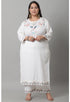 Pure Cotton Hand Work Kurta Set With Dupatta