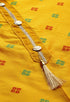 Yellow Heavy Silk Banarasi Weaving Work Unstitched Salwar Suit Material