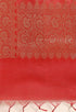 Beige Chanderi Silk Embellished Unstitched Salwar Suit Material - Rajnandini