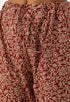 White And Maroon Pure Jaipuri Cambric Cotton Printed Unstitched Salwar Suit Material