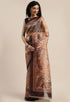 Beige Organza  Printed Traditional  Saree - Rajnandini