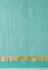 Green kota Doria Cotton Plain Traditional Saree