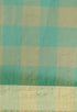 Turquoise & Beige kota Doria Cotton Printed Traditional Saree