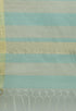 Turquoise & Beige kota Doria Cotton Printed Traditional Saree