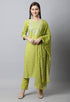 Pure Cotton Jaipuri Printed Kurta Set With Dupatta