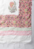 Pure Cotton Jaipuri Printed And Embroidered Kurta Set With Dupatta